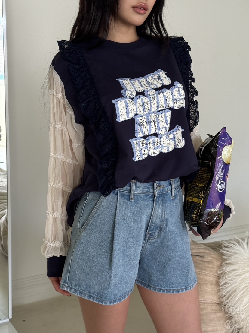 LOVABLE韓國代購女裝新品熱賣人氣時尚職業26春夏休閑衛衣LOVABLE衛衣