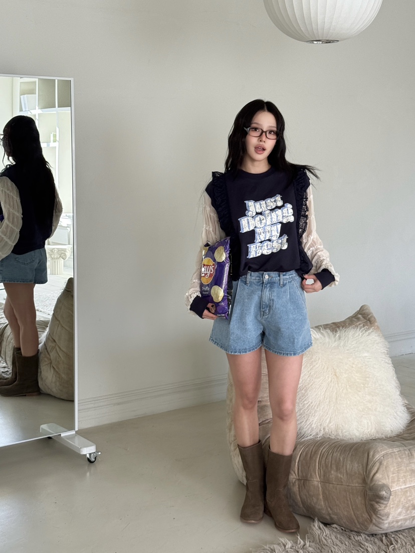 LOVABLE韓國代購女裝新品熱賣人氣時尚職業26春夏休閑衛衣LOVABLE衛衣