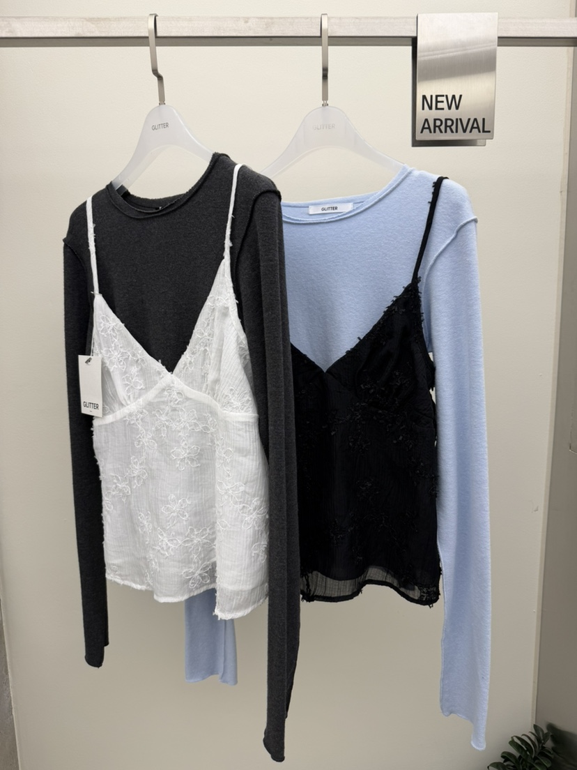 GLITTER東大門實拍女裝新款真品時尚休閑吊帶背心不含內搭GLITTER吊帶/背心