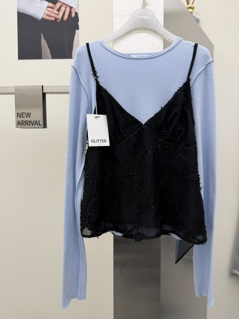 GLITTER東大門實拍女裝新款真品時尚休閑吊帶背心不含內搭GLITTER吊帶/背心