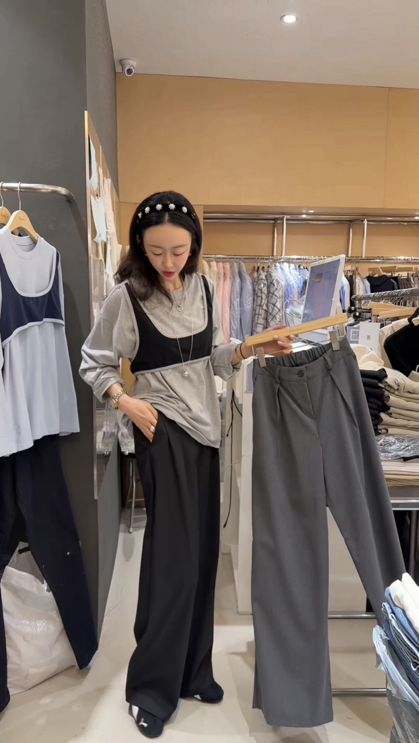 BOUND.A東大門代購女裝新品休閑26春夏熱賣人氣休閑褲天絲BOUND.A休閑褲