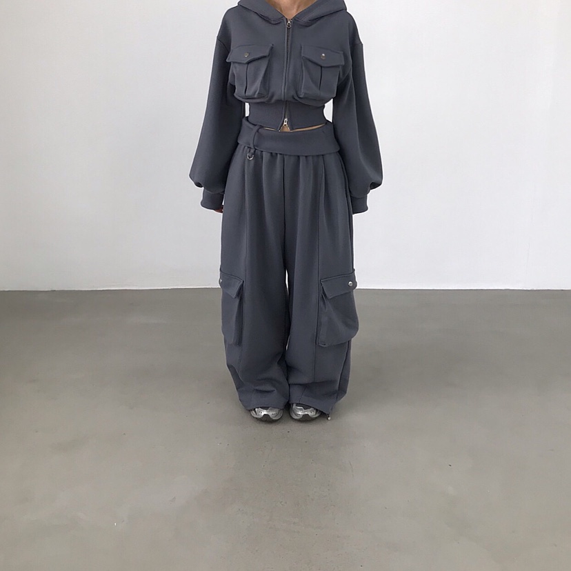 2TWO MOON東大門代購女裝新品推薦真品時尚26春夏休閑褲2TWO MOON休閑褲圖色1