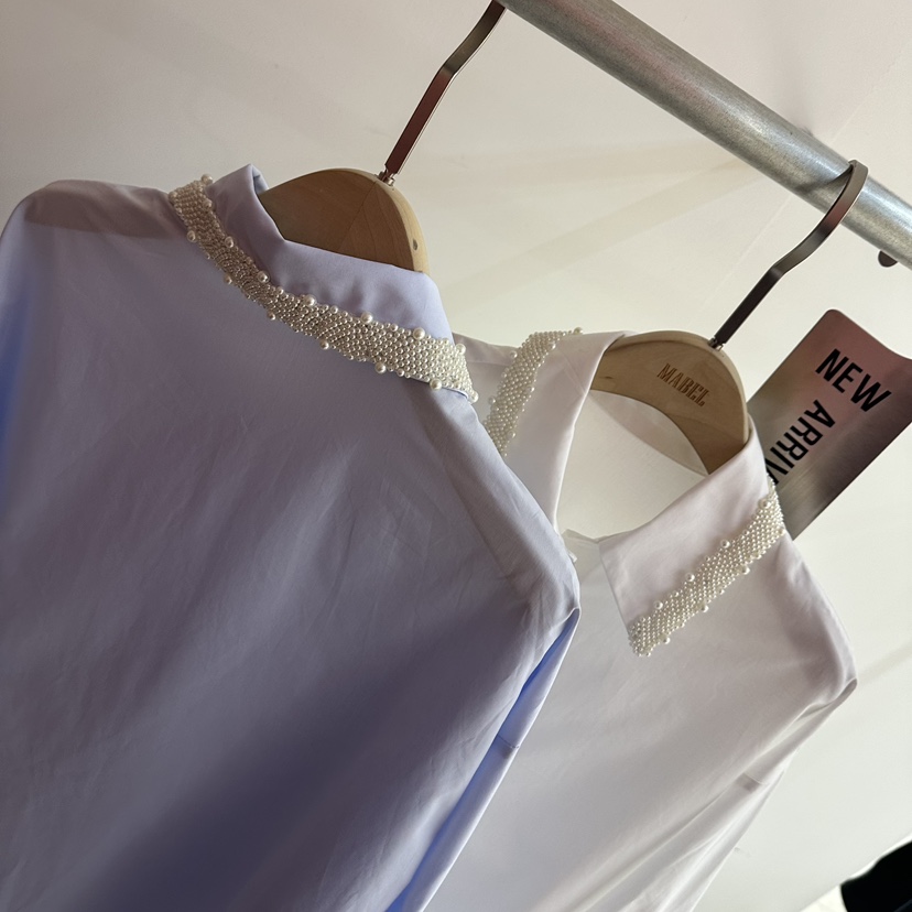 SOUIT韓國直郵女士新款26春夏推薦職業熱賣時尚襯衫蕾絲衫SOUIT by mabel-L襯衫/蕾絲衫