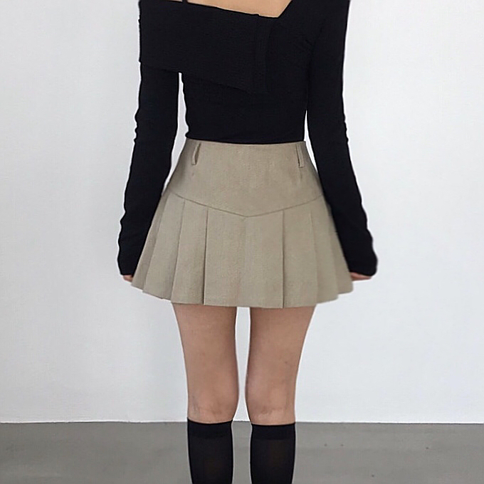 2TWO MOON東大門代購女士新品職業休閑推薦人氣短裙褶皺2TWO MOON短裙