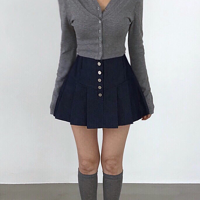 2TWO MOON東大門代購女士新品職業休閑推薦人氣短裙褶皺2TWO MOON短裙圖色3