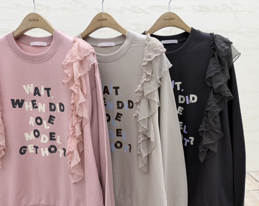 LOVABLE東大門實拍女裝新品26春夏人氣真品時尚推薦休閑衛衣LOVABLE衛衣