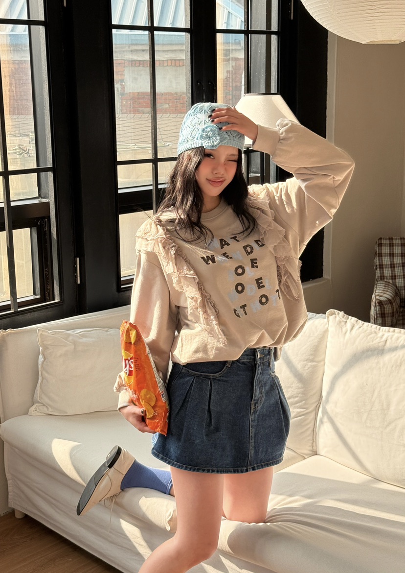 LOVABLE東大門實拍女裝新品26春夏人氣真品時尚推薦休閑衛衣LOVABLE衛衣