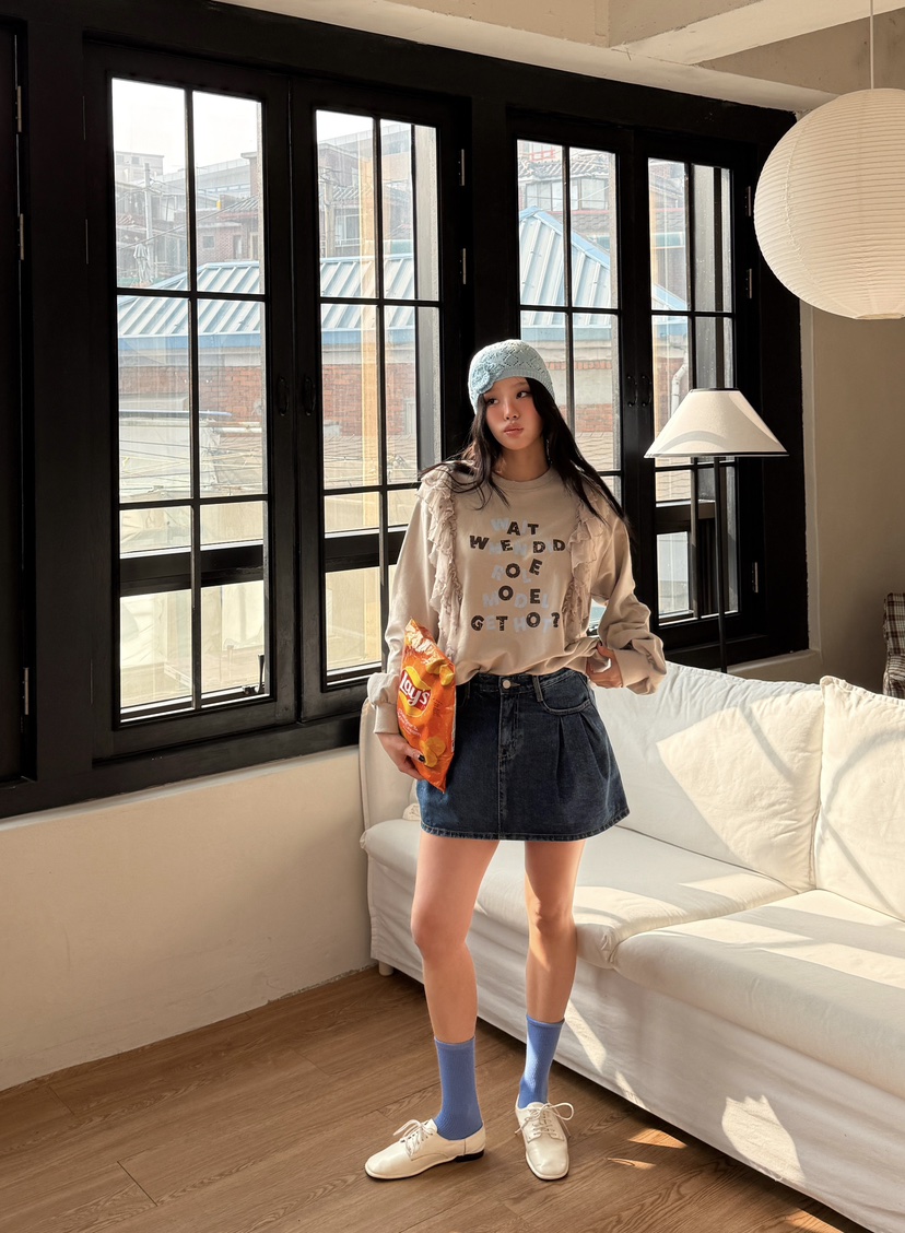 LOVABLE東大門實拍女裝新品26春夏人氣真品時尚推薦休閑衛衣LOVABLE衛衣