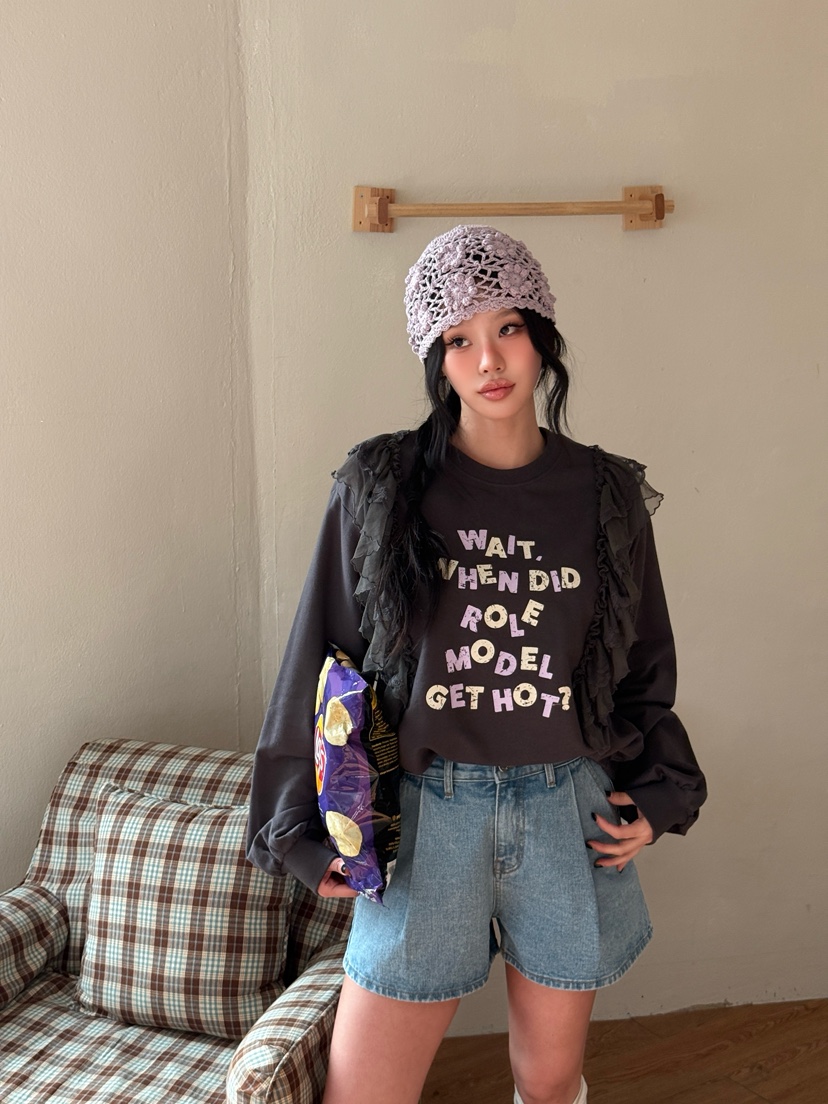 LOVABLE東大門實拍女裝新品26春夏人氣真品時尚推薦休閑衛衣LOVABLE衛衣