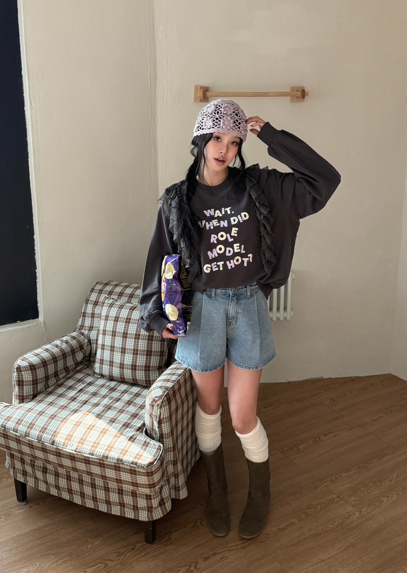 LOVABLE東大門實拍女裝新品26春夏人氣真品時尚推薦休閑衛衣LOVABLE衛衣