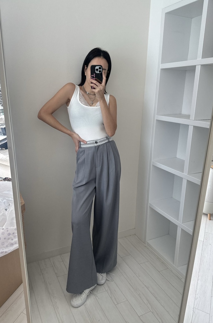 SOUIT東大門實拍女裝新品休閑熱賣人氣26春夏真品時尚休閑褲SOUIT by mabel-L休閑褲