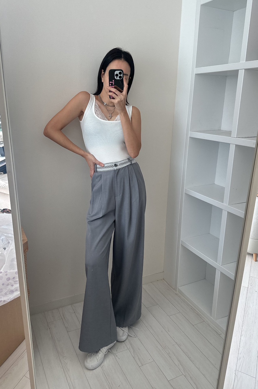 SOUIT東大門實拍女裝新品休閑熱賣人氣26春夏真品時尚休閑褲SOUIT by mabel-L休閑褲