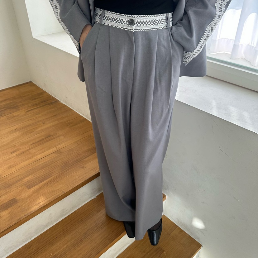 SOUIT東大門實拍女裝新品休閑熱賣人氣26春夏真品時尚休閑褲SOUIT by mabel-L休閑褲圖色2