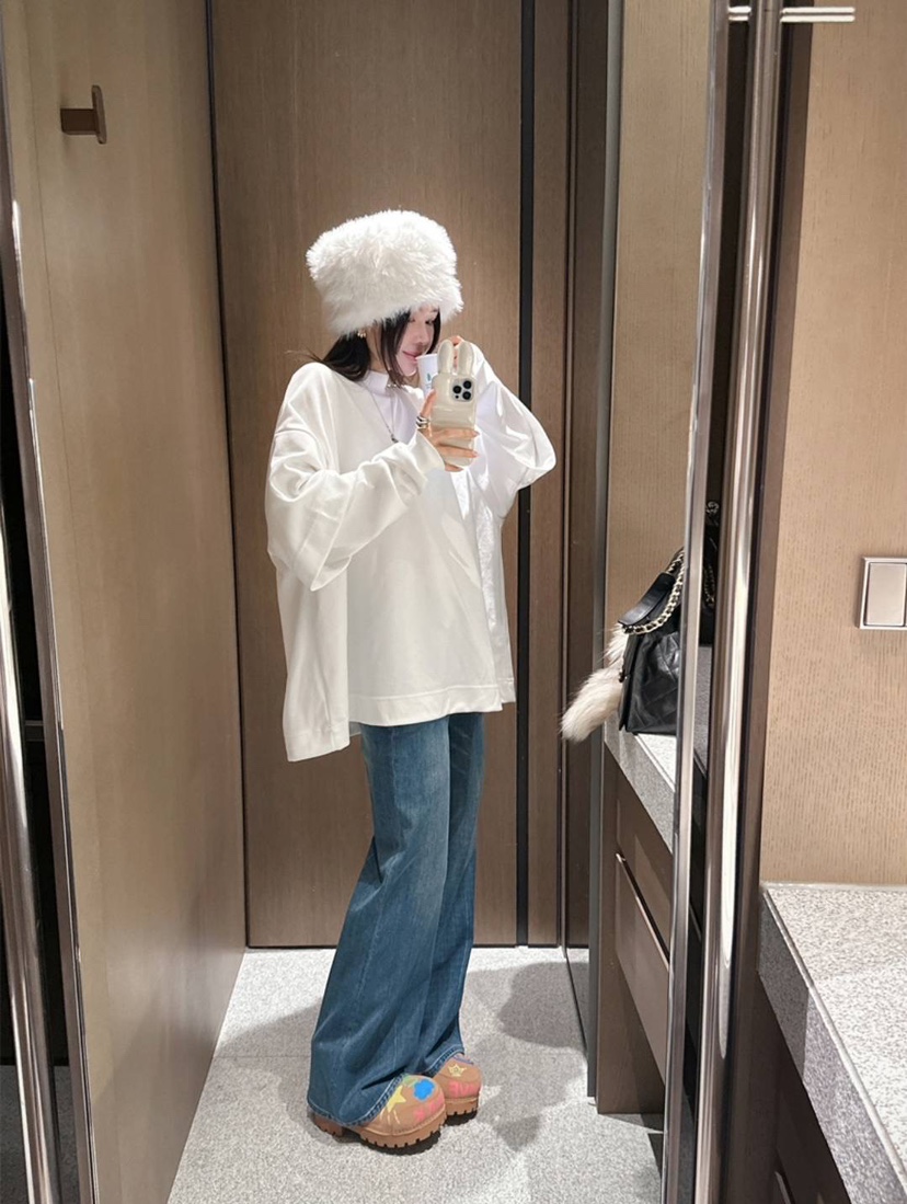 VENDER東大門實拍女裝新品26春夏休閑推薦時尚熱賣長袖T恤VENDER長袖T恤