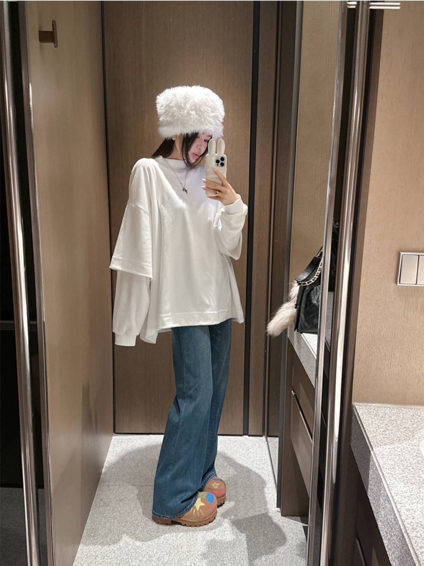 VENDER東大門實拍女裝新品26春夏休閑推薦時尚熱賣長袖T恤VENDER長袖T恤