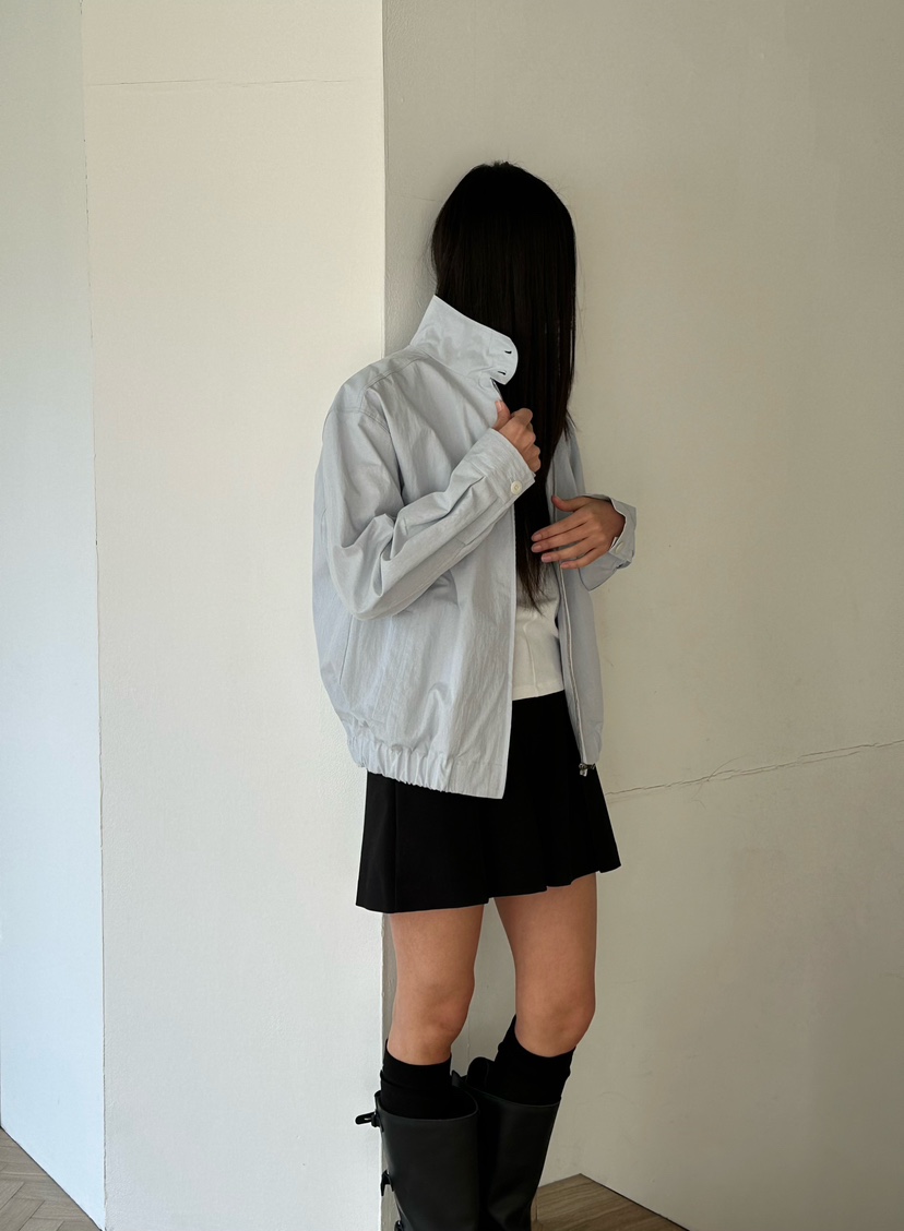 LE VASE韓國代購女士新款休閑真品職業推薦夾克高領棉質LE VASE夾克