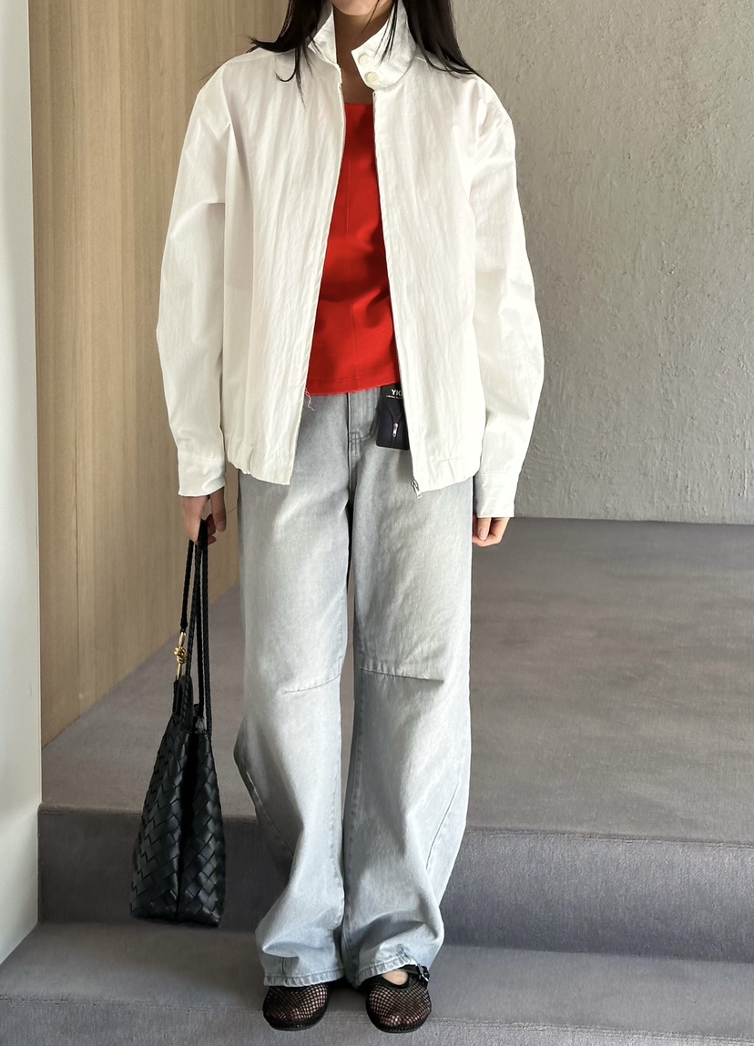 LE VASE韓國代購女士新款休閑真品職業推薦夾克高領棉質LE VASE夾克