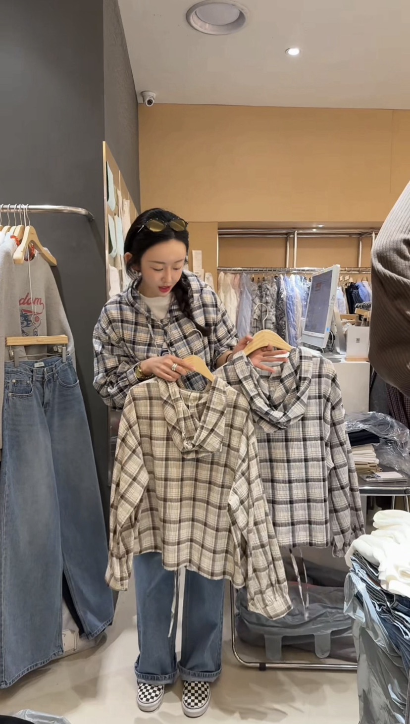 BOUND.A韓國直郵女裝新品人氣26春夏休閑時尚襯衫蕾絲衫BOUND.A襯衫/蕾絲衫