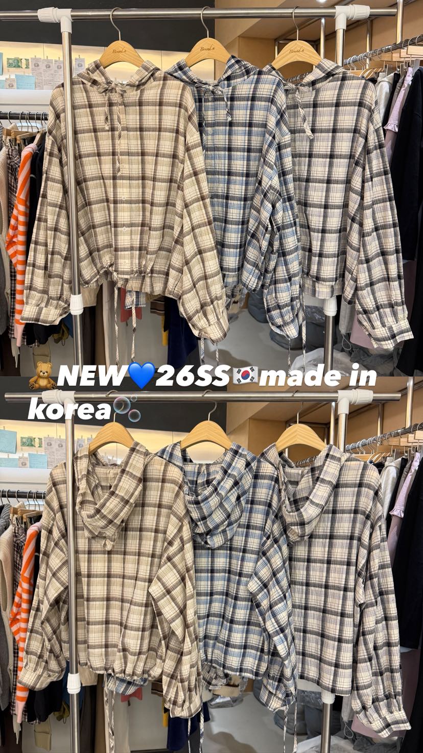 BOUND.A韓國直郵女裝新品人氣26春夏休閑時尚襯衫蕾絲衫BOUND.A襯衫/蕾絲衫