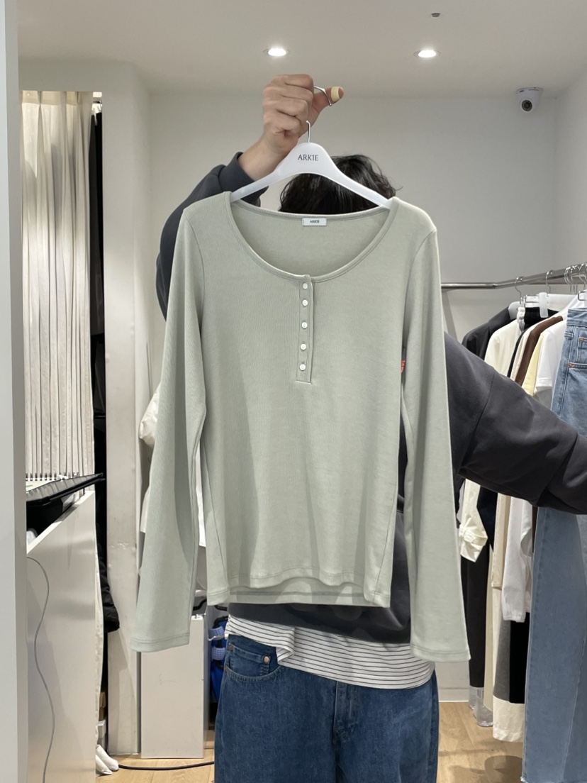 TAF韓國代購女士新品休閑推薦人氣熱賣職業真品時尚長袖T恤TAF長袖T恤圖色2