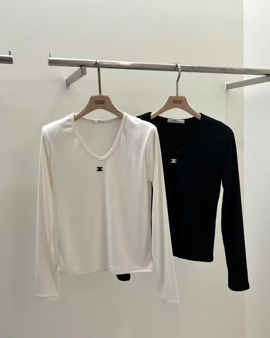 SOUIT韓國直郵女士新款推薦時尚熱賣職業人氣26春夏長袖T恤SOUIT by mabel-L長袖T恤