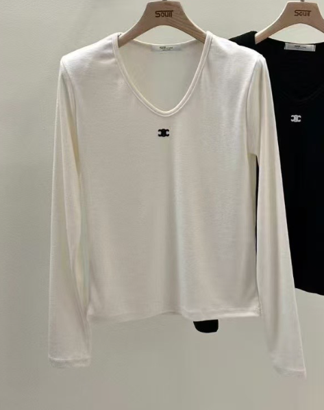 SOUIT韓國直郵女士新款推薦時尚熱賣職業人氣26春夏長袖T恤SOUIT by mabel-L長袖T恤圖色2