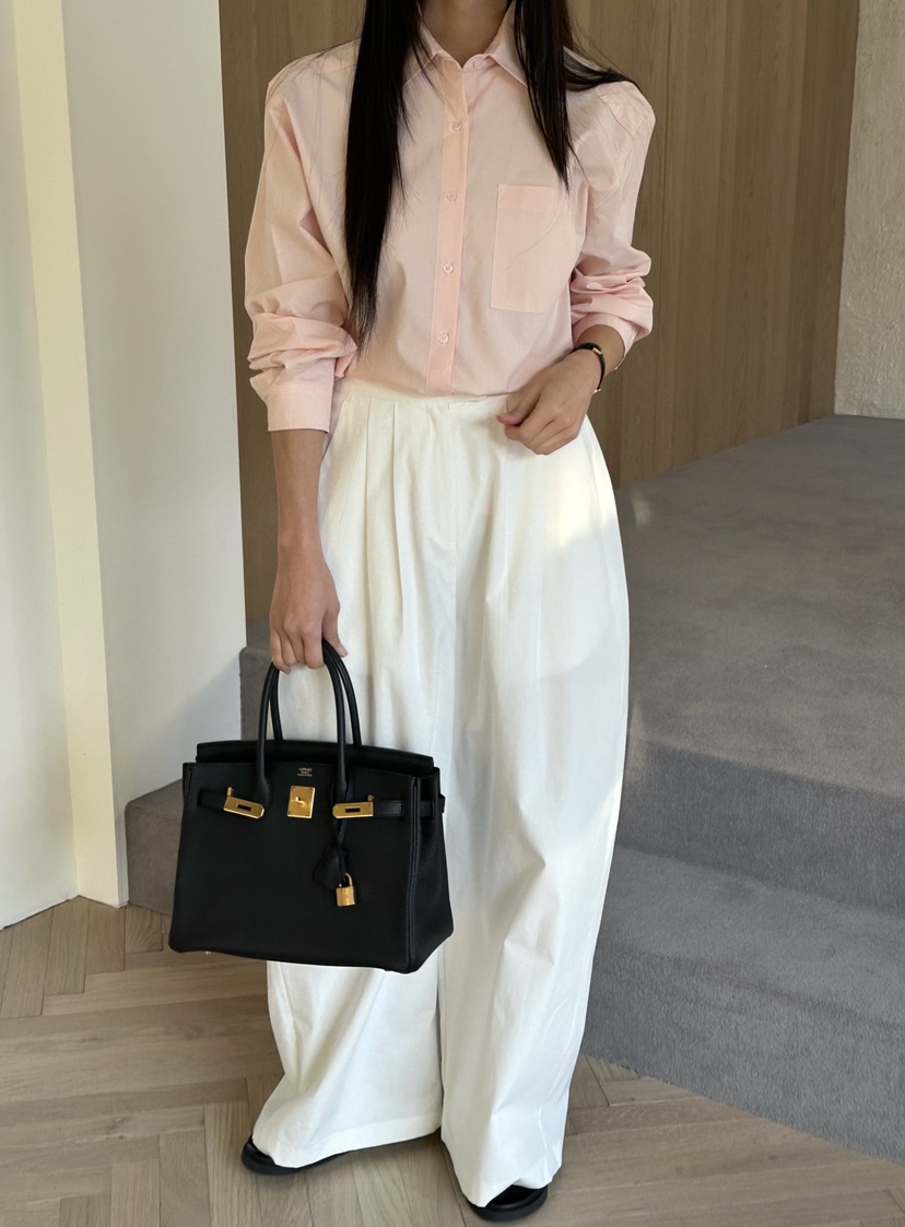 LE VASE東大門代購女裝新品職業26春夏時尚休閑休閑褲棉LE VASE休閑褲