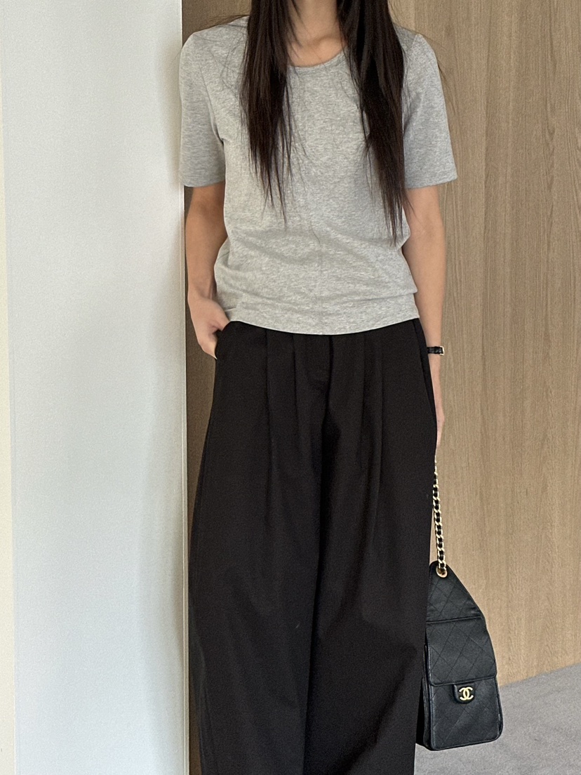 LE VASE東大門代購女裝新品職業26春夏時尚休閑休閑褲棉LE VASE休閑褲