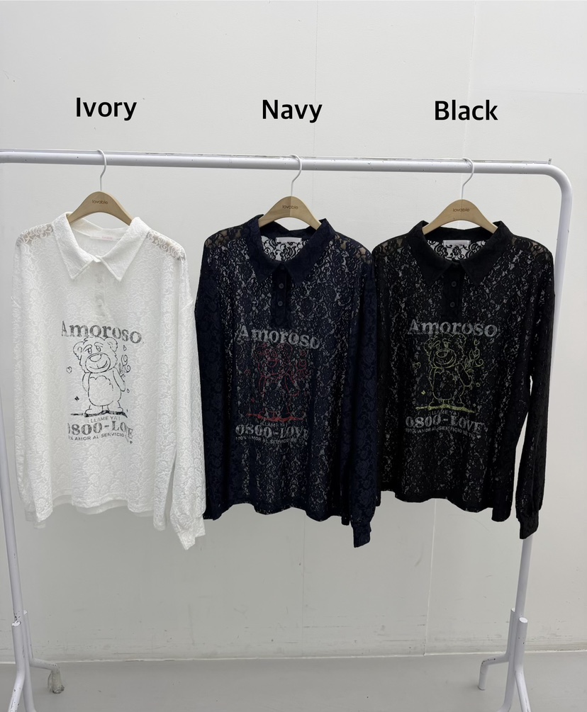 LOVABLE東大門代購女士新款時尚職業休閑真品熱賣長袖T恤LOVABLE長袖T恤