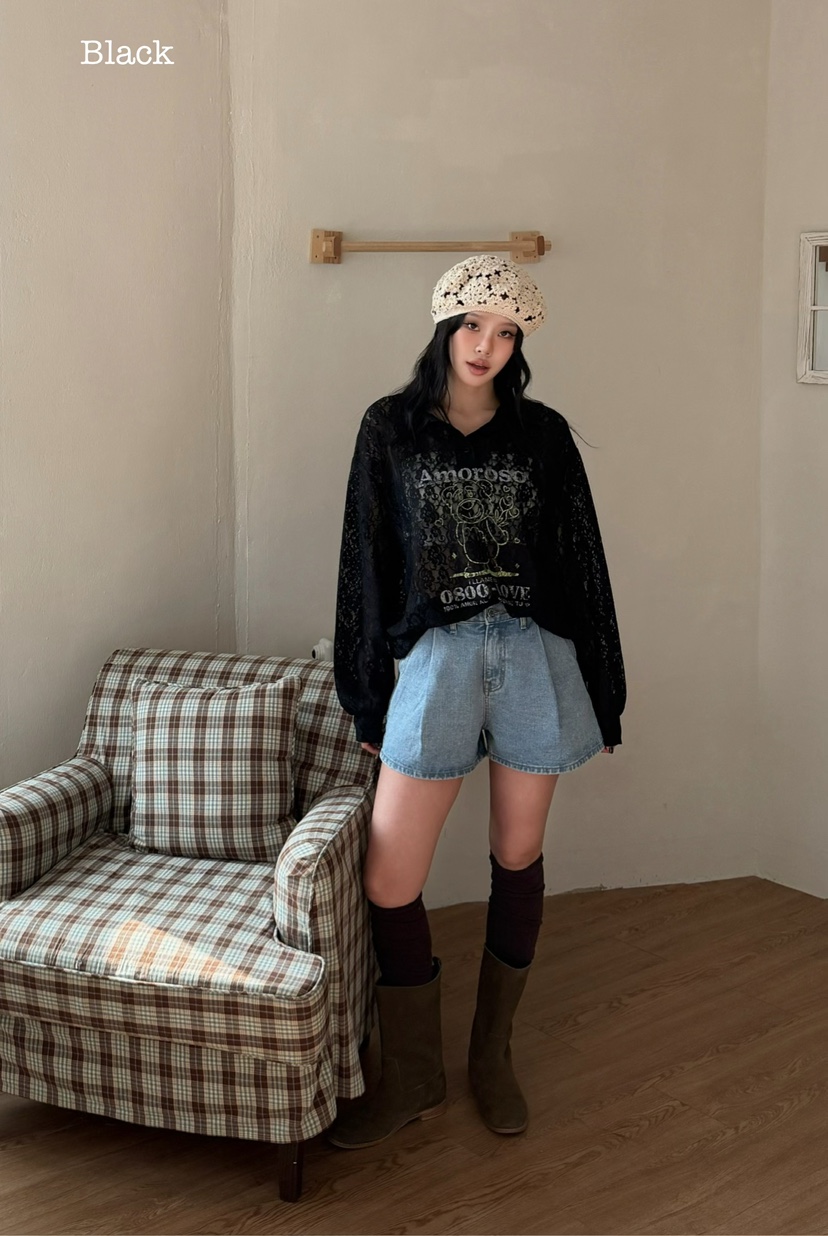 LOVABLE東大門代購女士新款時尚職業休閑真品熱賣長袖T恤LOVABLE長袖T恤