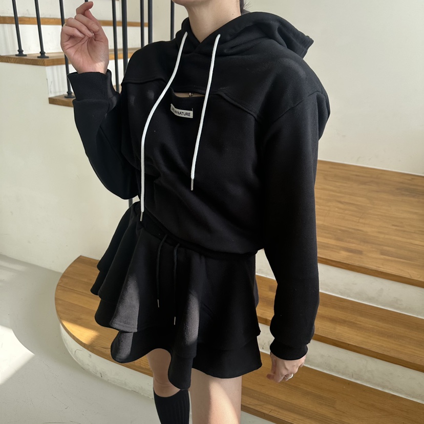 SOUIT韓國代購女裝新款熱賣26春夏時尚人氣真品衛衣連帽衫SOUIT by mabel-L衛衣圖色2