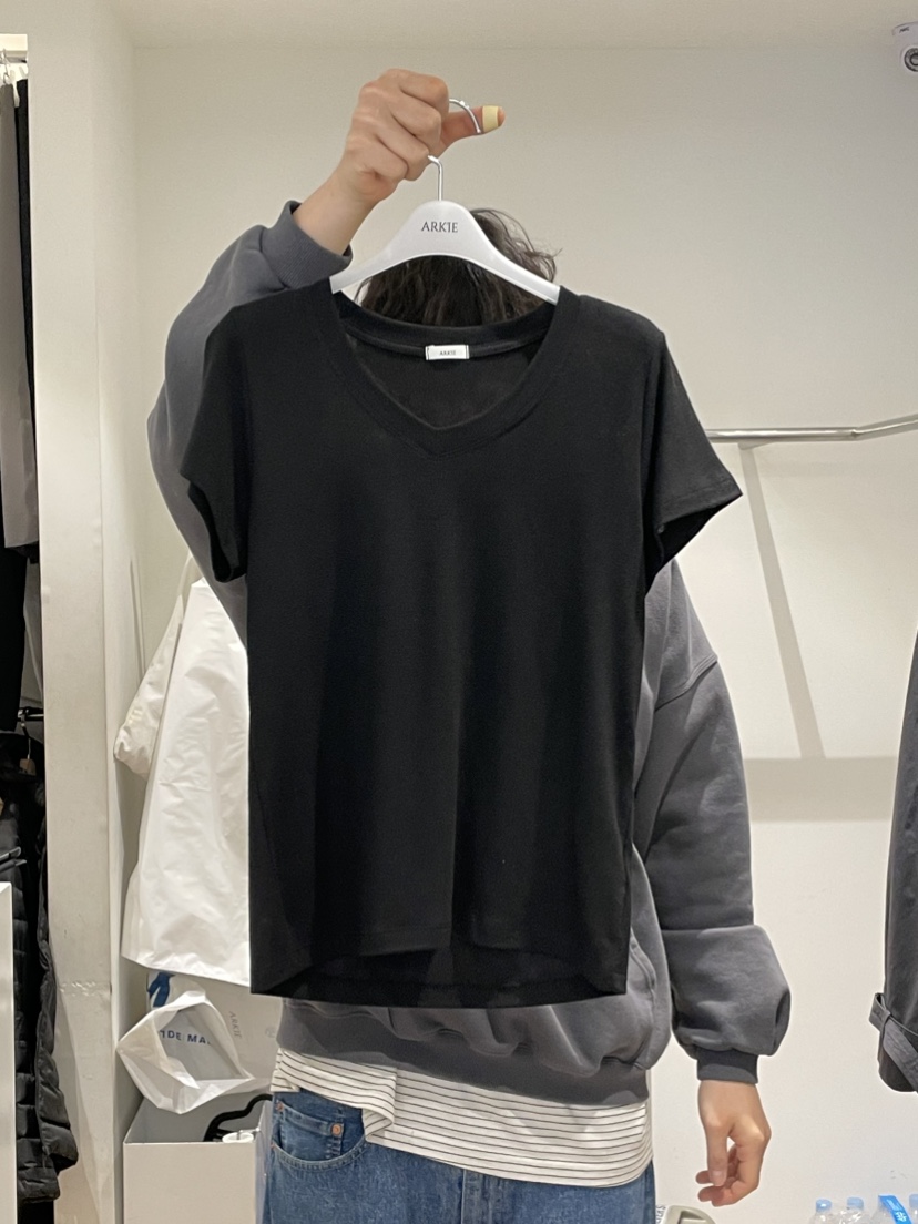 TAF韓國直郵女士新品休閑時尚人氣推薦職業熱賣26春夏T恤TAFT恤圖色5