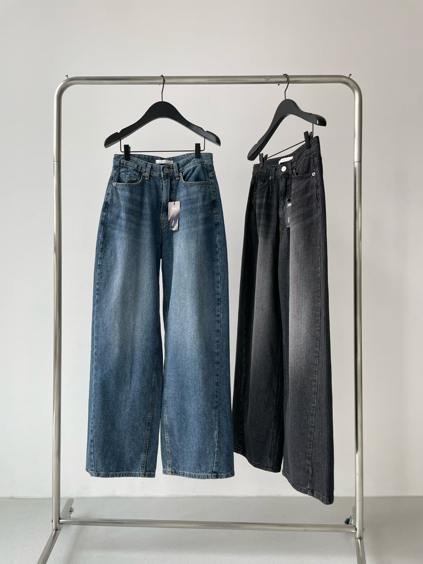 TAF東大門實拍女士新品人氣26春夏職業時尚休閑推薦牛仔褲TAF牛仔褲