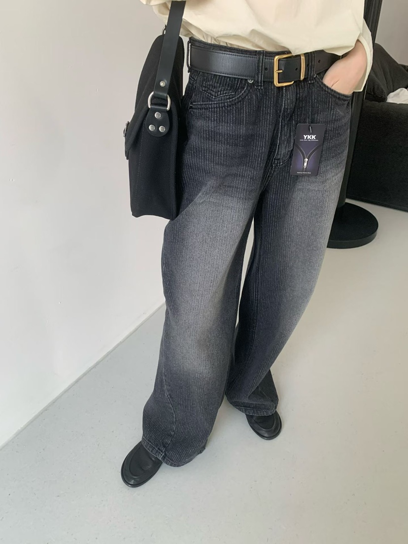 TAF東大門實拍女士新品人氣26春夏職業時尚休閑推薦牛仔褲TAF牛仔褲