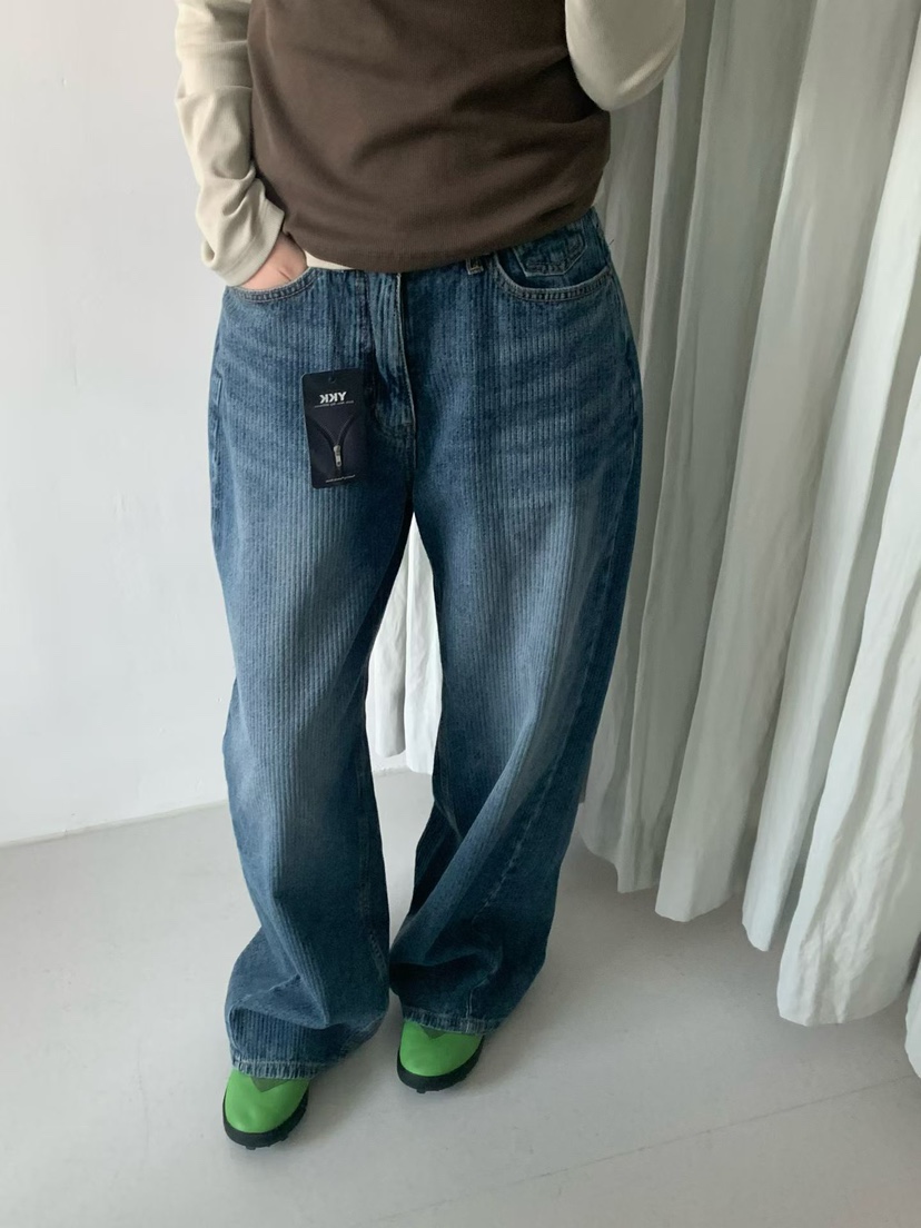 TAF東大門實拍女士新品人氣26春夏職業時尚休閑推薦牛仔褲TAF牛仔褲