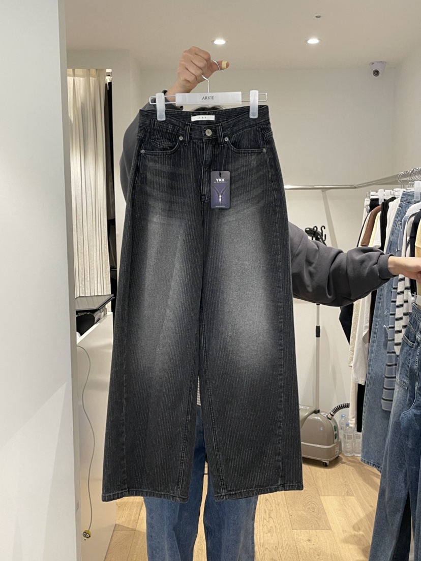 TAF東大門實拍女士新品人氣26春夏職業時尚休閑推薦牛仔褲TAF牛仔褲圖色2