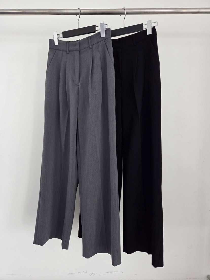 VERANDA東大門直郵女士新款休閑推薦26春夏職業休閑褲雙排扣VERANDA休閑褲