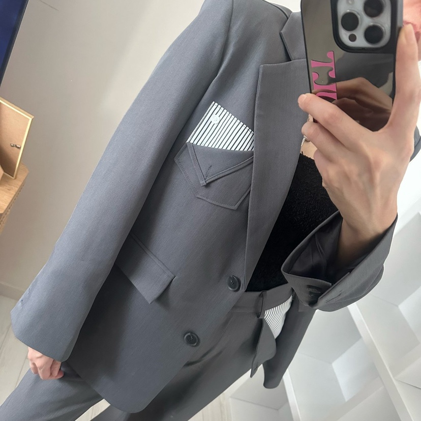 SOUIT東大門直郵女士新款熱賣職業人氣真品休閑推薦夾克口袋SOUIT by mabel-L夾克