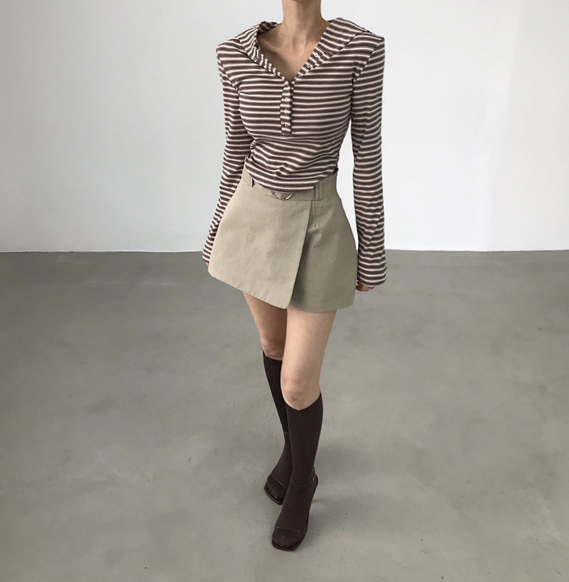 2TWO MOON東大門實拍女裝新款休閑時尚職業真品人氣裙褲2TWO MOON裙褲