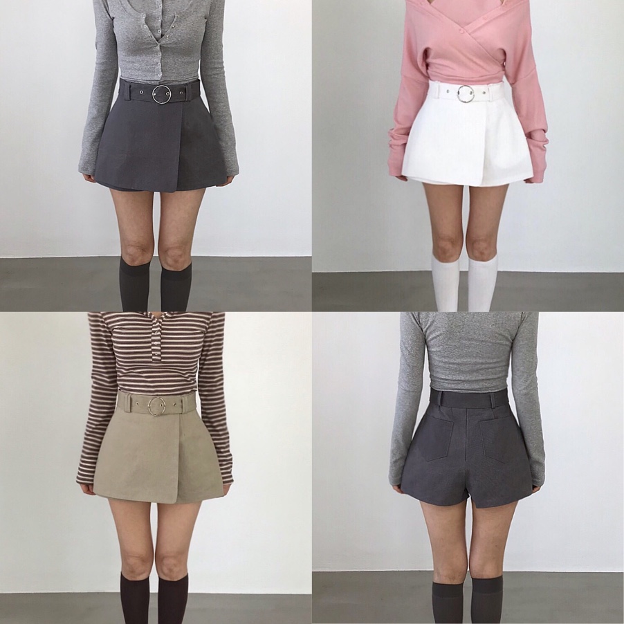 2TWO MOON東大門實拍女裝新款休閑時尚職業真品人氣裙褲2TWO MOON裙褲