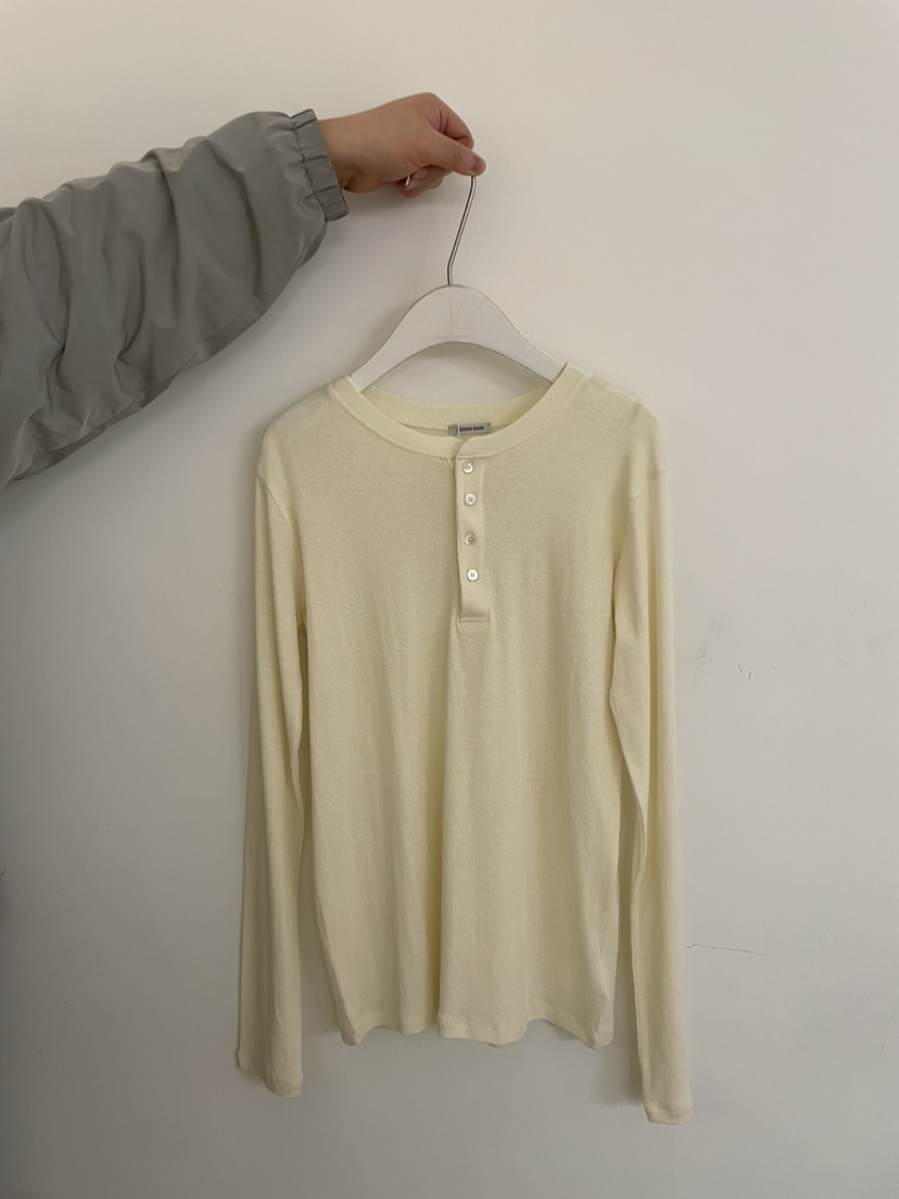 JEONG GAM STUDIOS韓國直郵女裝新款26春夏推薦長袖T恤JEONG GAM STUDIOS長袖T恤圖色1