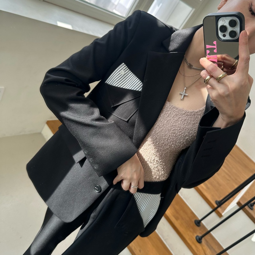 SOUIT韓國代購女裝新款熱賣推薦職業休閑時尚真品休閑褲口袋SOUIT by mabel-L休閑褲