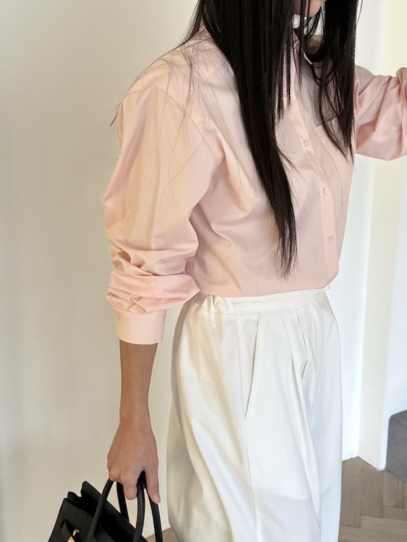 LE VASE東大門直郵女士新品熱賣26春夏襯衫蕾絲衫天絲棉LE VASE襯衫/蕾絲衫