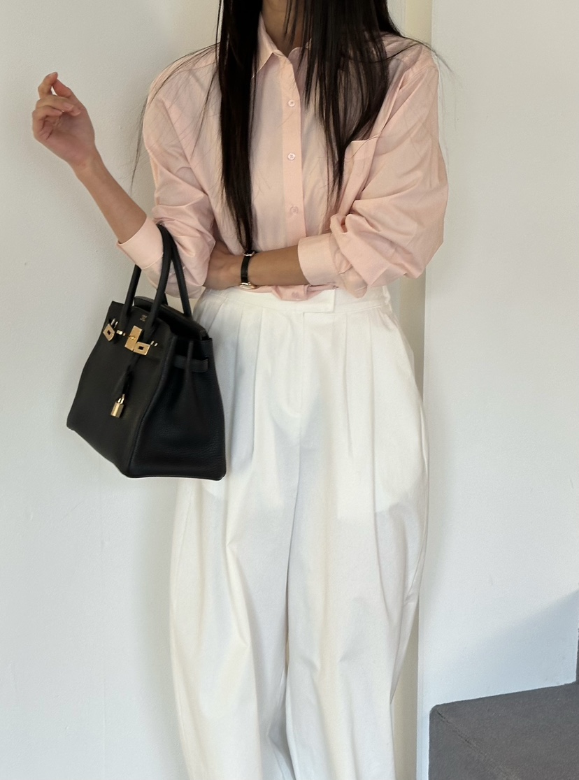 LE VASE東大門直郵女士新品熱賣26春夏襯衫蕾絲衫天絲棉LE VASE襯衫/蕾絲衫