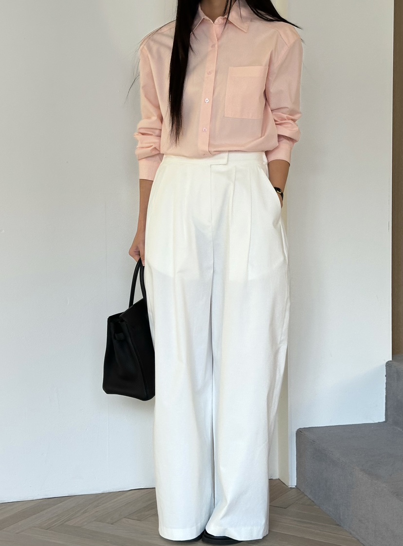 LE VASE東大門直郵女士新品熱賣26春夏襯衫蕾絲衫天絲棉LE VASE襯衫/蕾絲衫