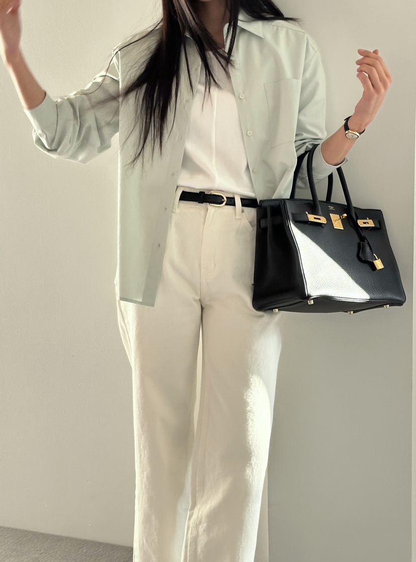 LE VASE東大門直郵女士新品熱賣26春夏襯衫蕾絲衫天絲棉LE VASE襯衫/蕾絲衫