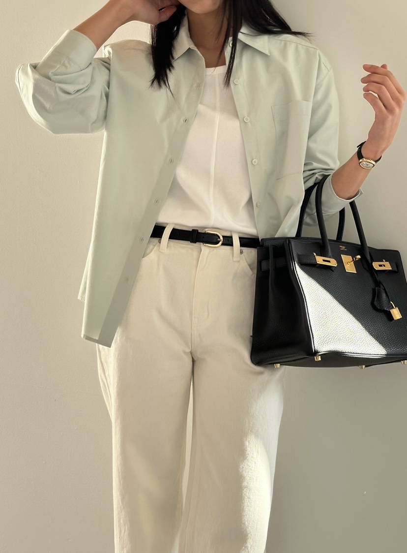 LE VASE東大門直郵女士新品熱賣26春夏襯衫蕾絲衫天絲棉LE VASE襯衫/蕾絲衫