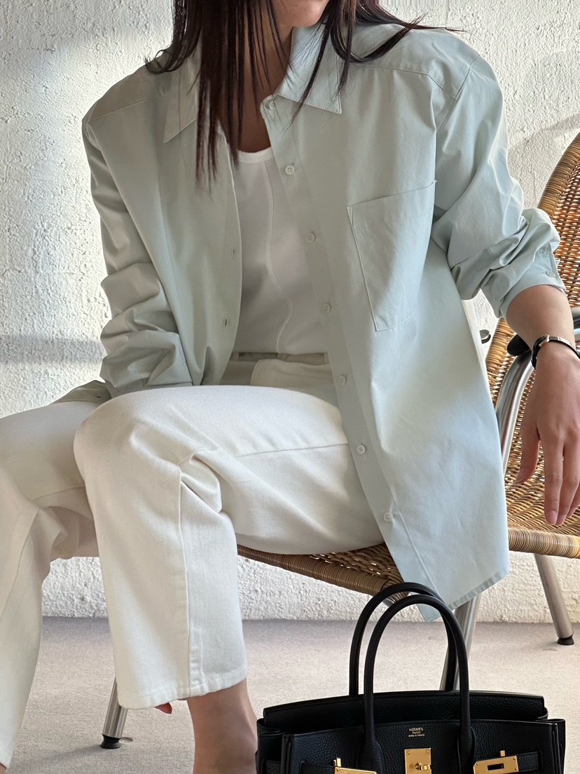 LE VASE東大門直郵女士新品熱賣26春夏襯衫蕾絲衫天絲棉LE VASE襯衫/蕾絲衫