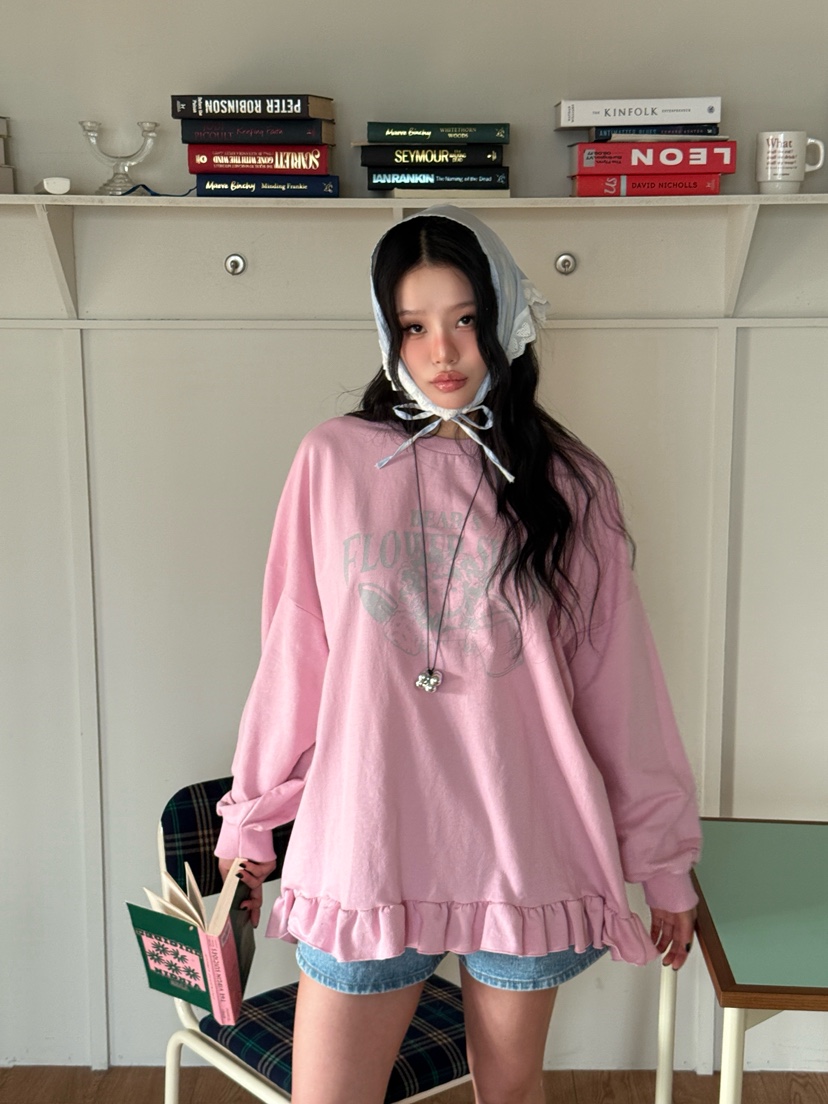 LOVABLE東大門實拍女裝新款人氣熱賣時尚職業休閑推薦衛衣LOVABLE衛衣