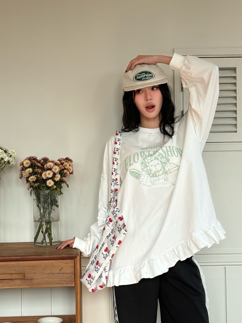 LOVABLE東大門實拍女裝新款人氣熱賣時尚職業休閑推薦衛衣LOVABLE衛衣